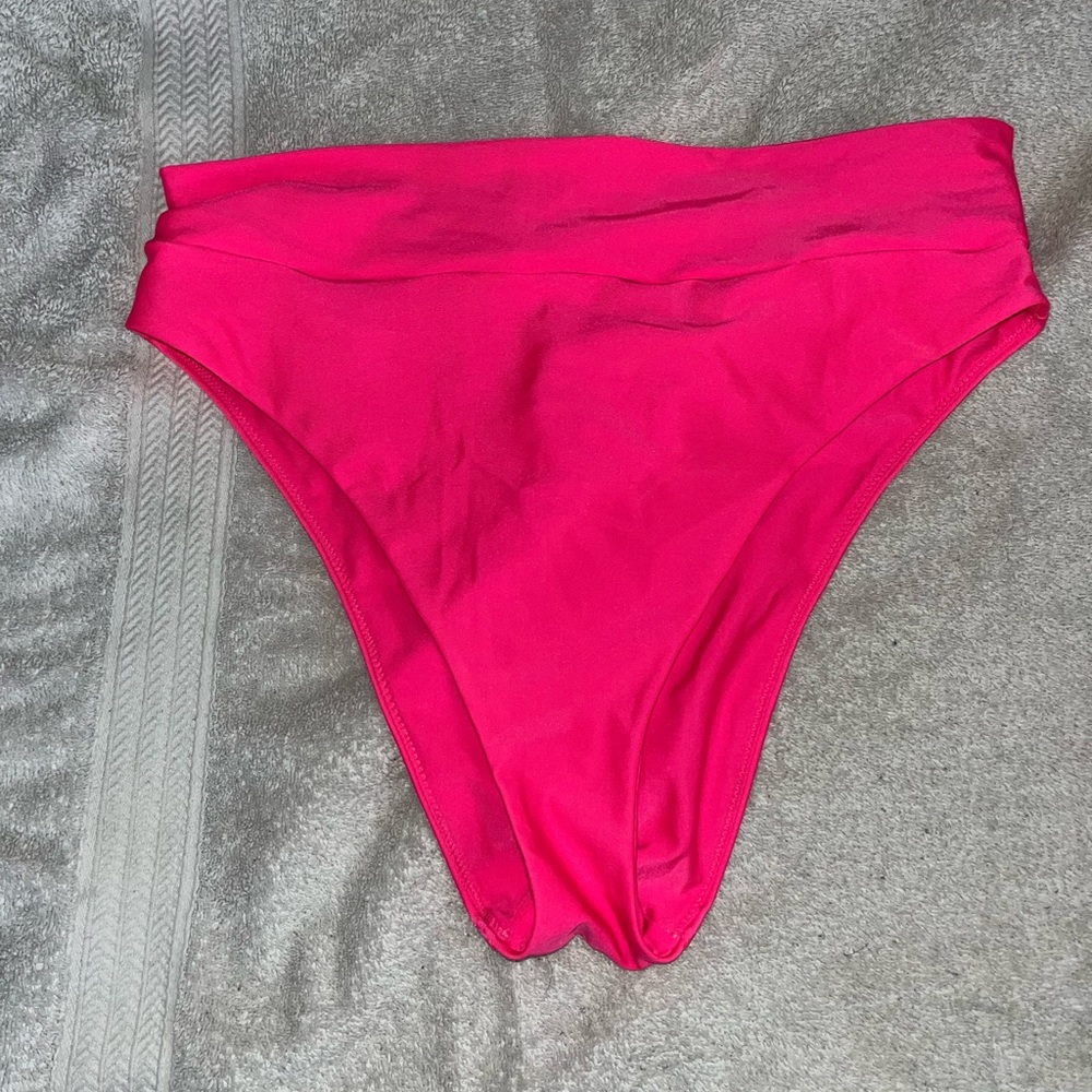 Aerie High Rise Cheeky Bikini Bottoms